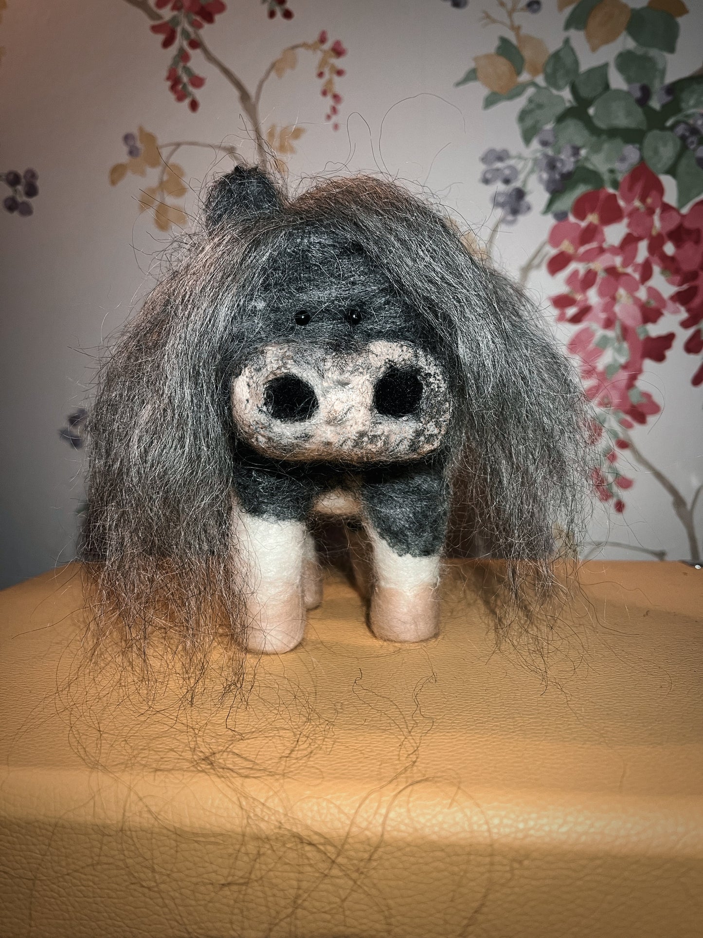 Needle felt potato ponies