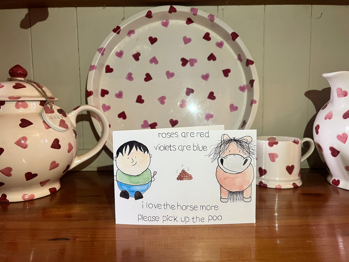 Personalised potato pony cards