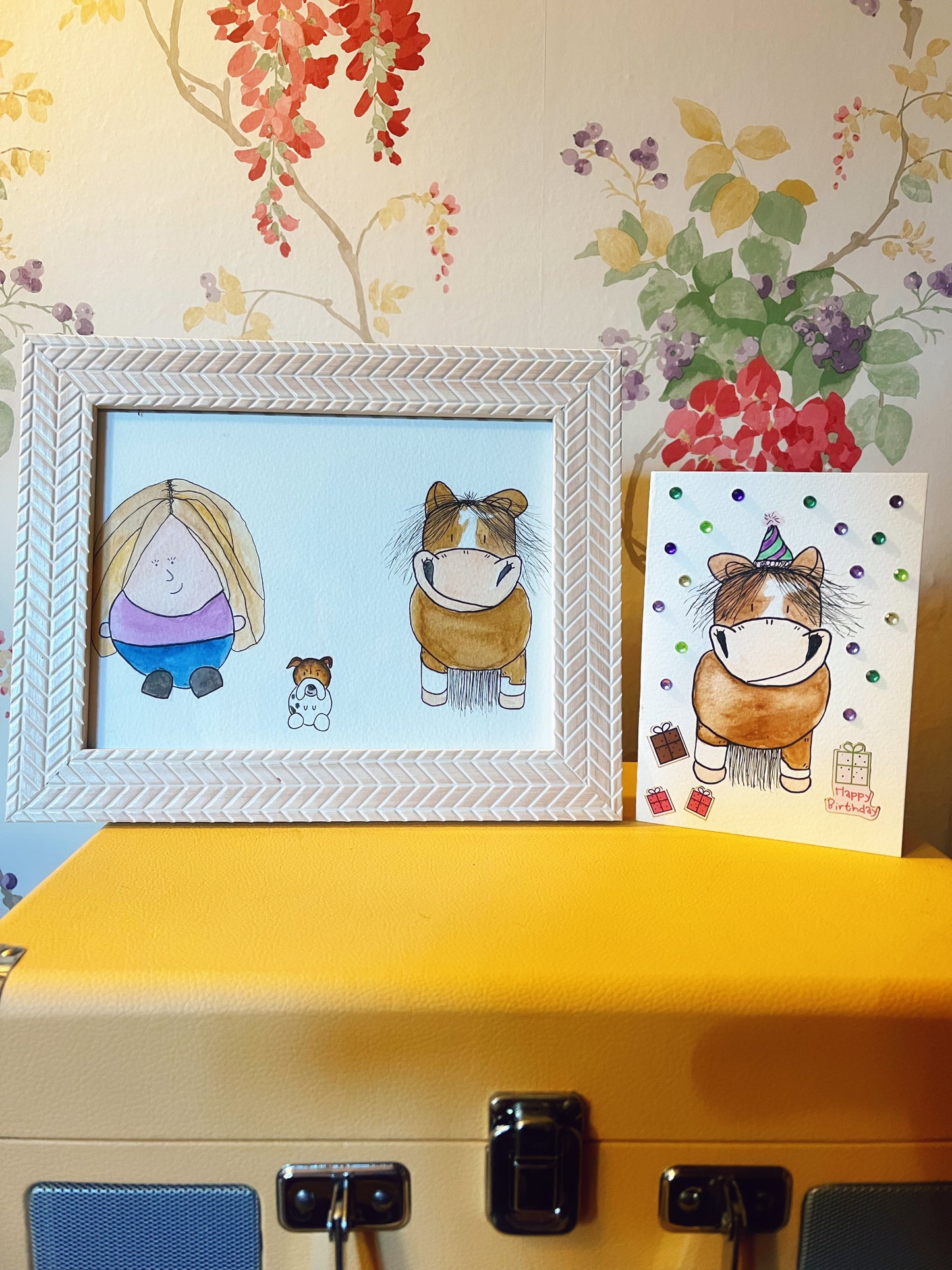 Personalised potato pony cards
