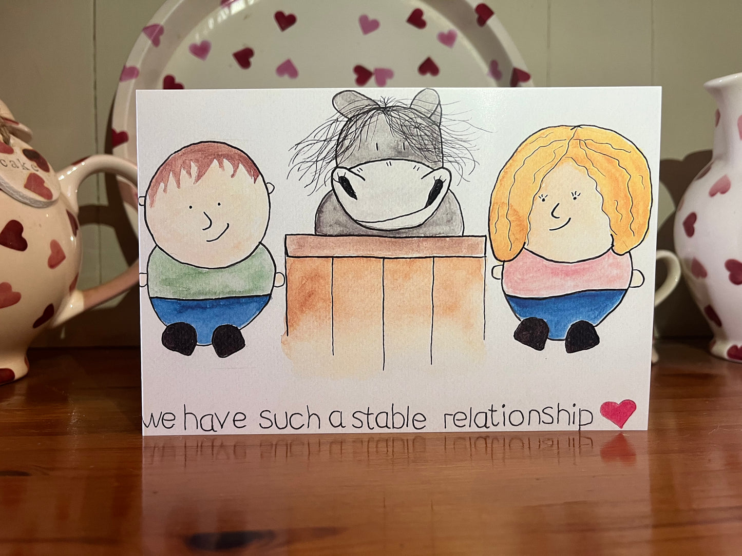 Personalised potato pony cards