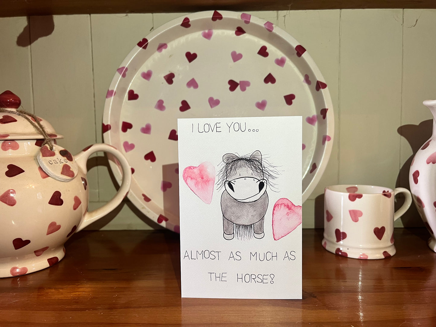 Personalised potato pony cards